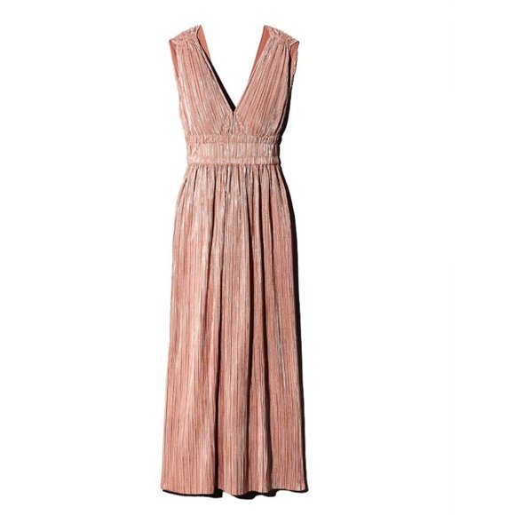 Maje Dresses & Skirts - MAJE (NWT) - Rimalda Pink Metallic Gown